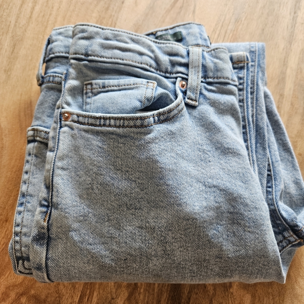 Wild Fable Distressed Light Denim Straight Jeans - Picture 4 of 7